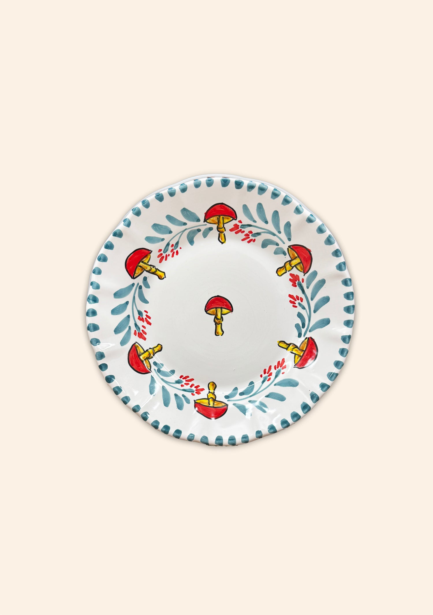 Mushroom Side Plate II Set of Four