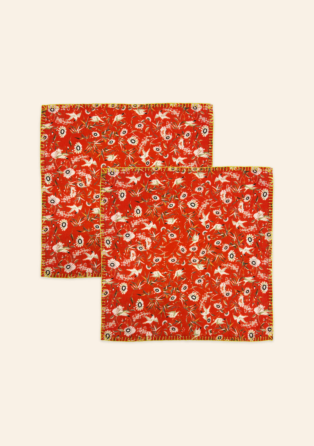 Bird of Blessing Napkins | Set of Two