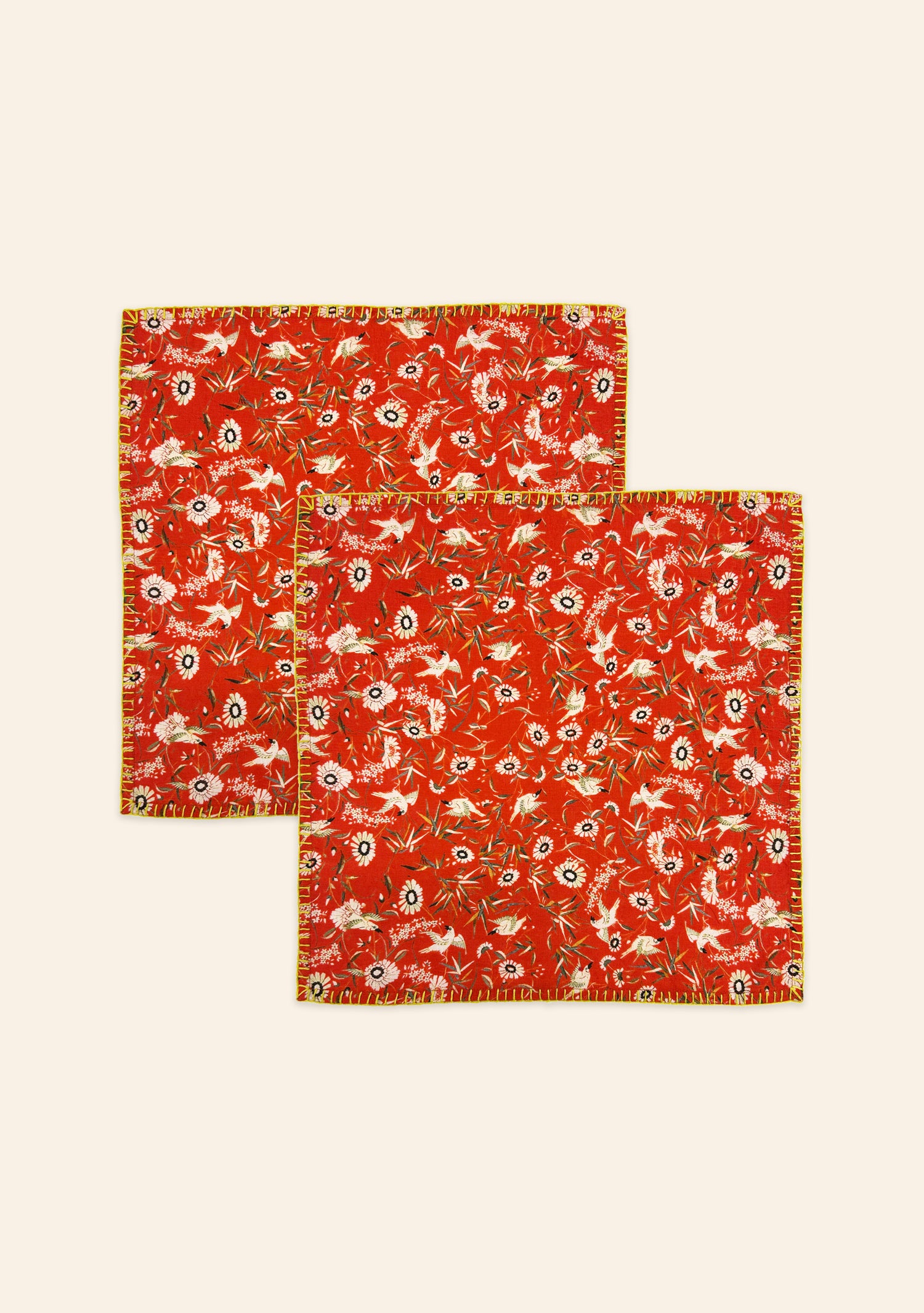 Bird of Blessing Napkins | Set of Two