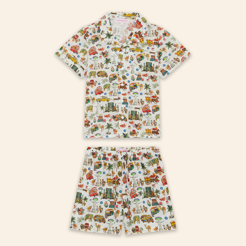 Kids Aryo Shirt and Otto Shorts Muzungu World