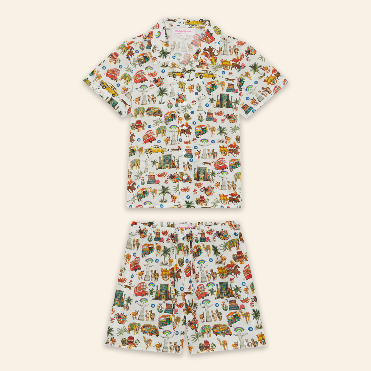 Kids Aryo Shirt and Otto Shorts Muzungu World