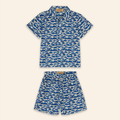 Kids Aryo Shirt and Otto Shorts Blue Mushroom