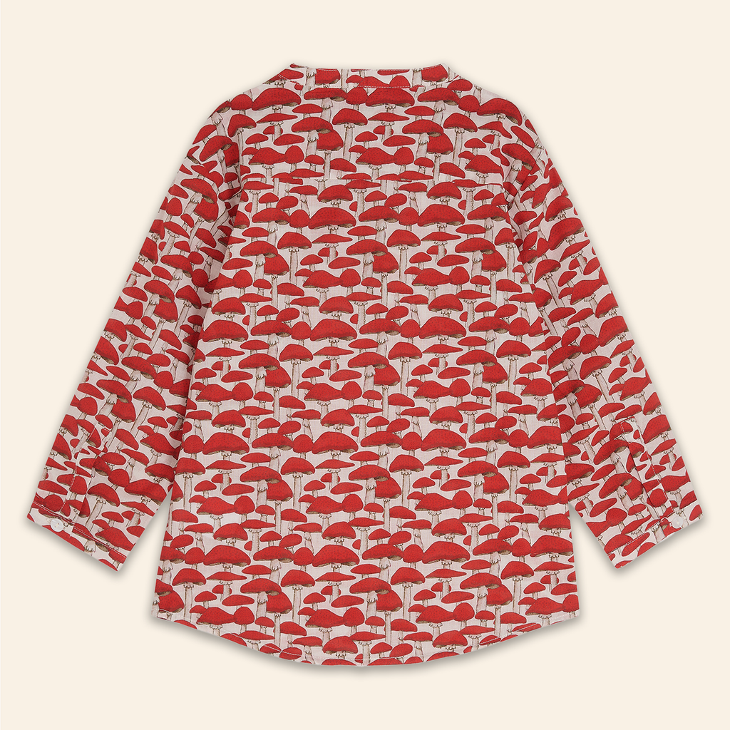 Kids Sasha Shirt Red Mushroom