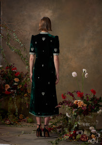 Evie Dress Emerald