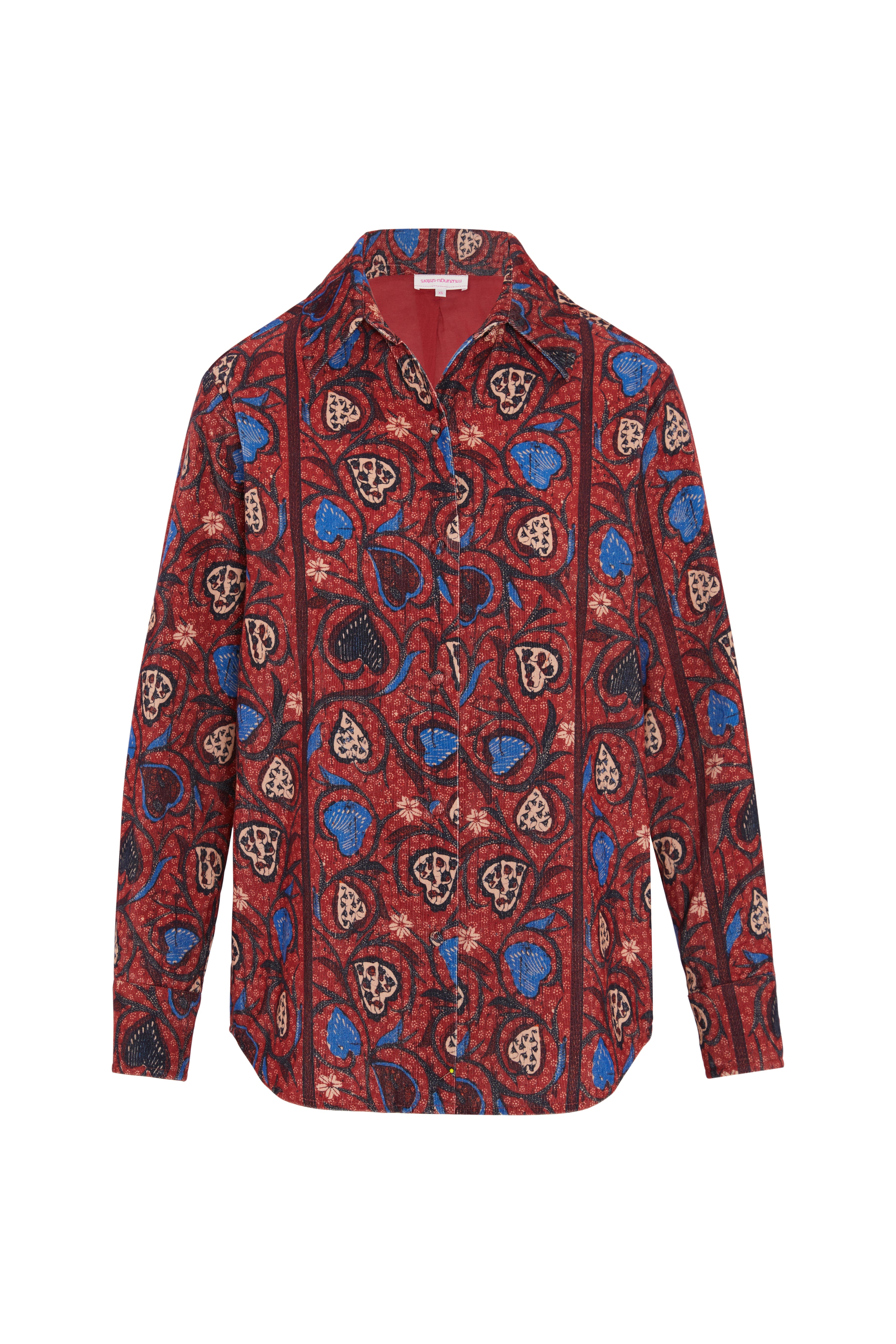 Fern Shirt Corduroy Batik Heart