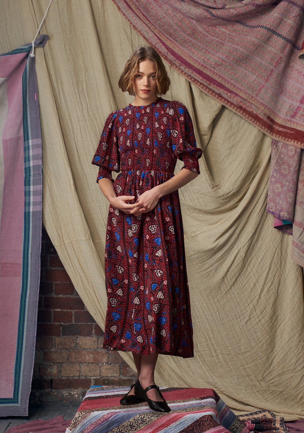 Julia Dress Batik Heart