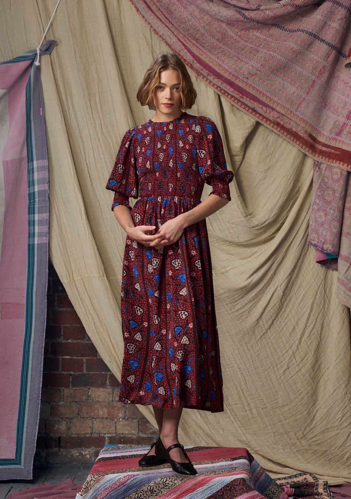 Julia Dress Batik Heart