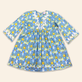Kids Mia Dress Sunburst Blue
