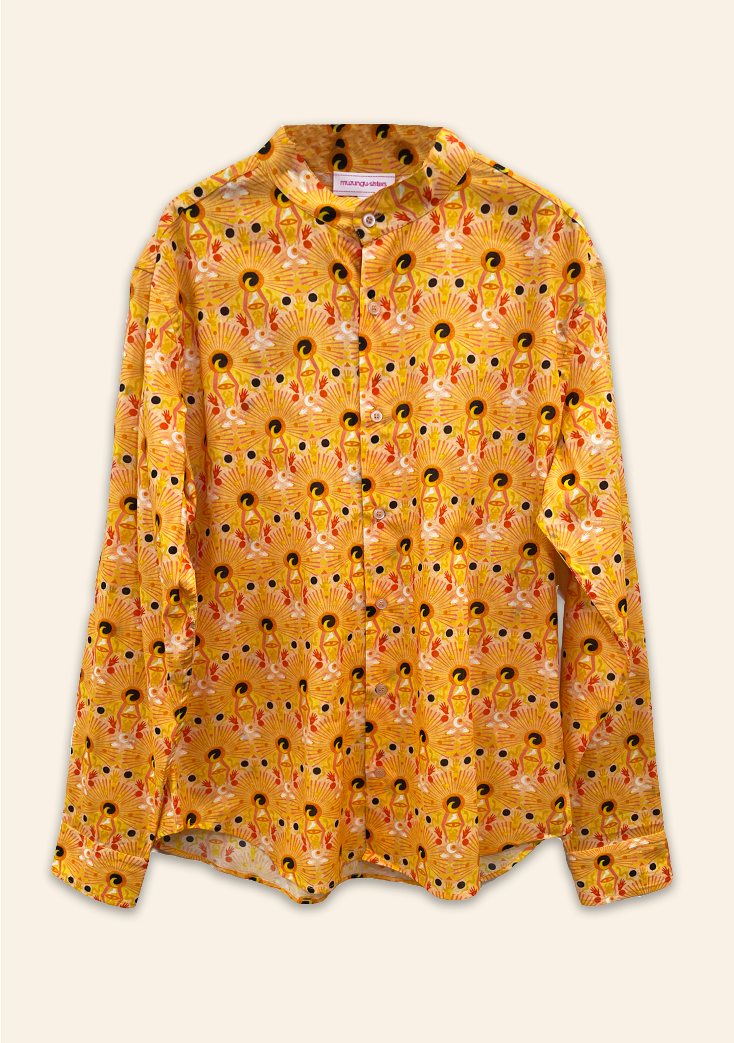 Mens Sasha Shirt Sunburst Orange