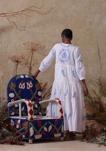 Beaded Yoruba Chair III