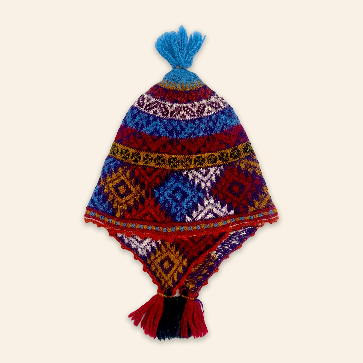 Kids Alpaca Peruvian Hat