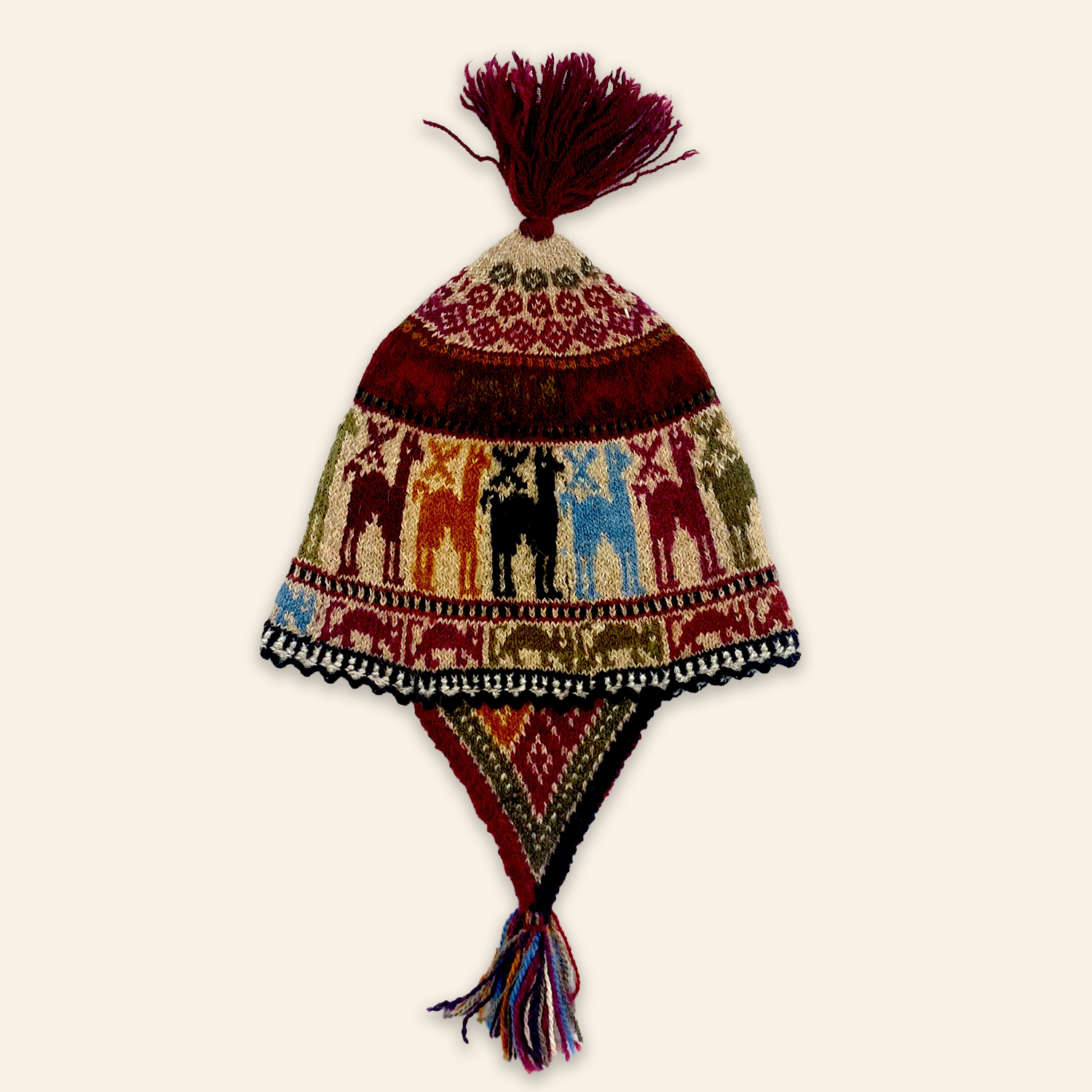 Kids Alpaca Peruvian Hat