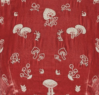 Emma Dress Pink with Mushroom Embroidery