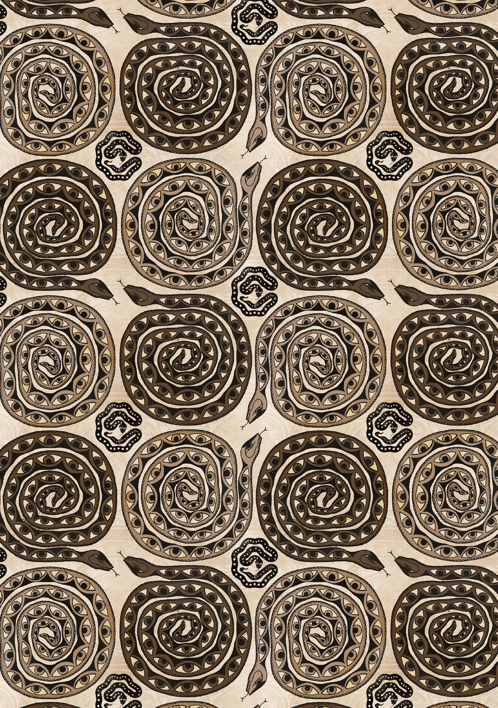 Fern Shirt Snake Chocolate