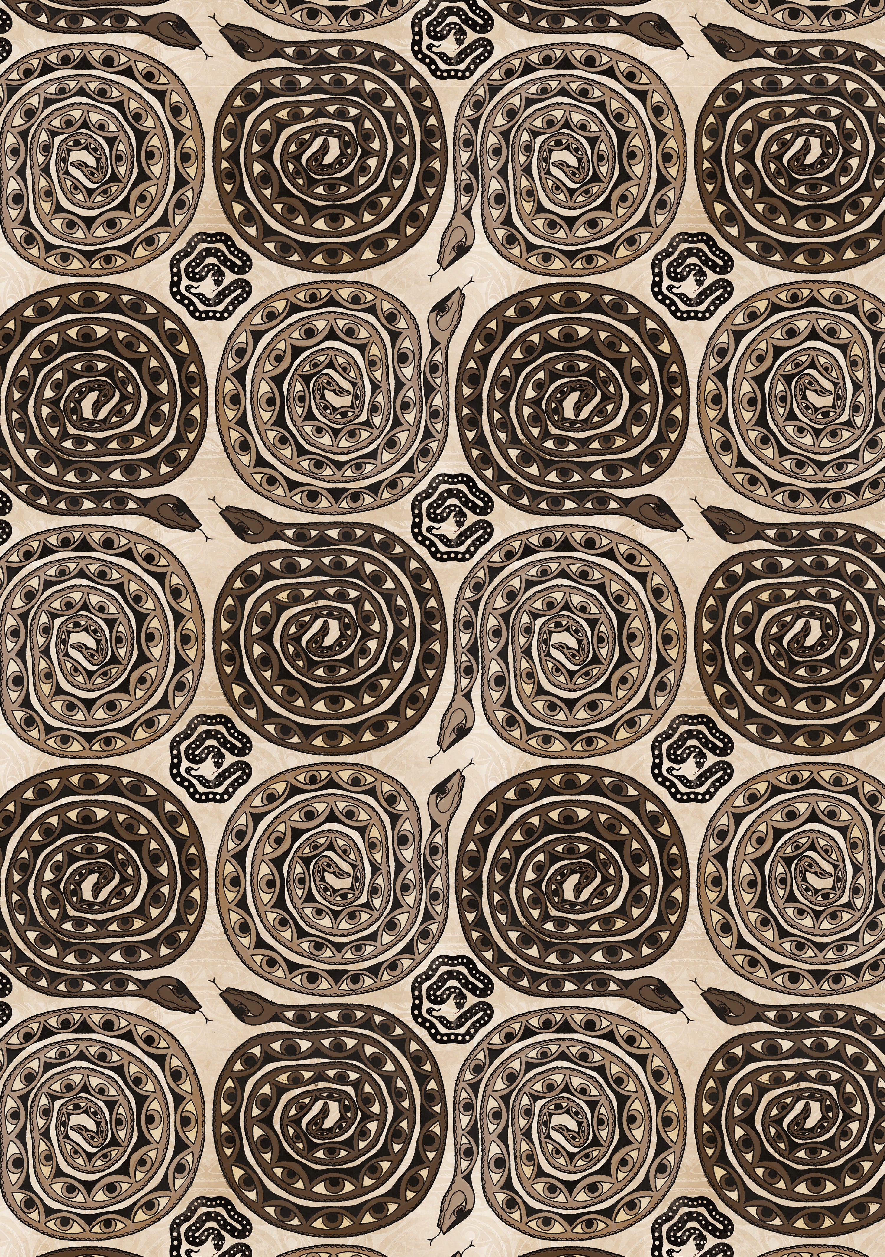 Fern Shirt Snake Chocolate