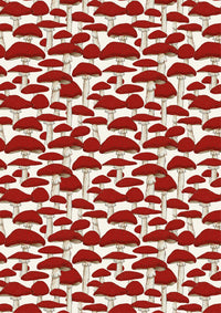 Talitha Pants Silk Red Mushroom