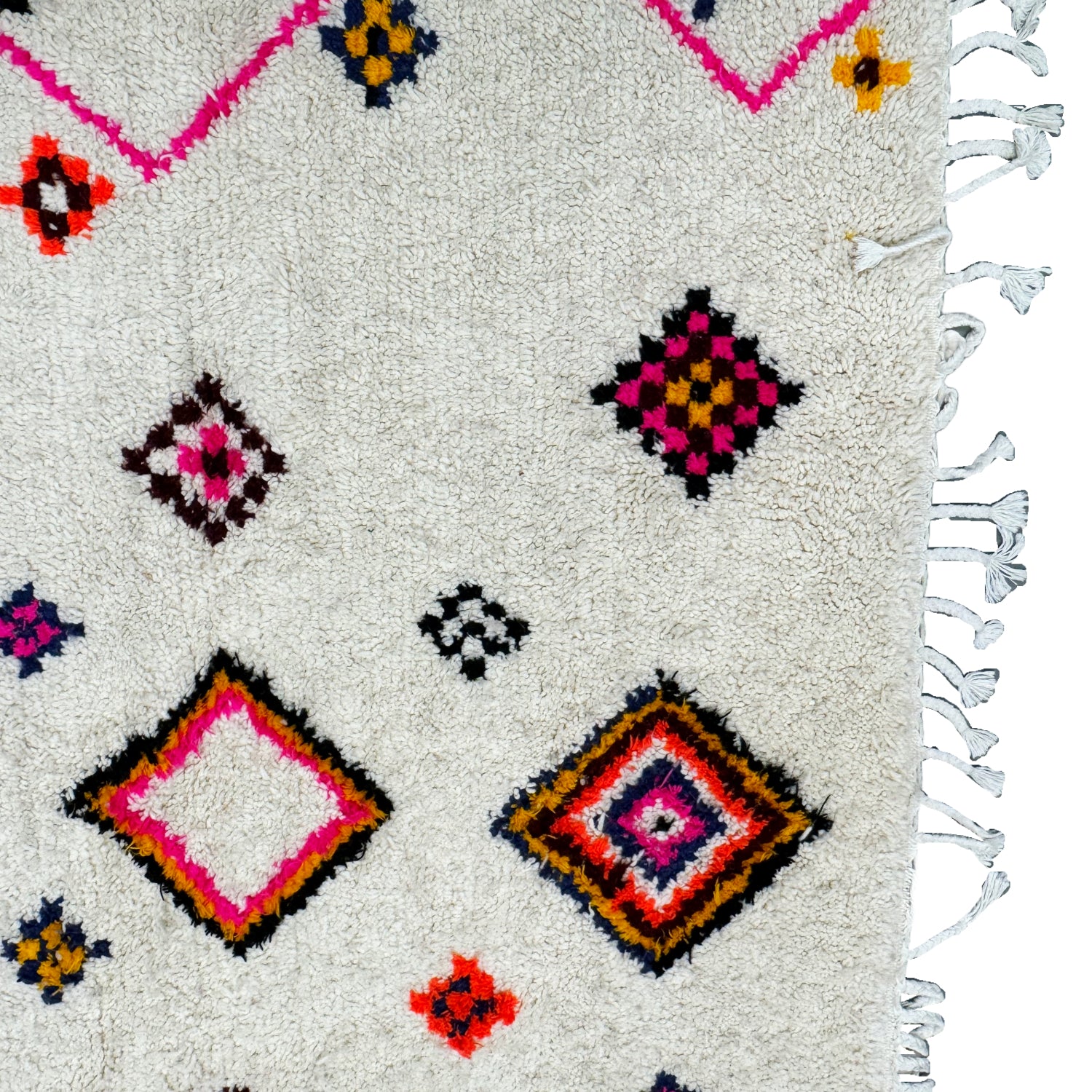 Morocco Hali Rug Ivory with Multi I