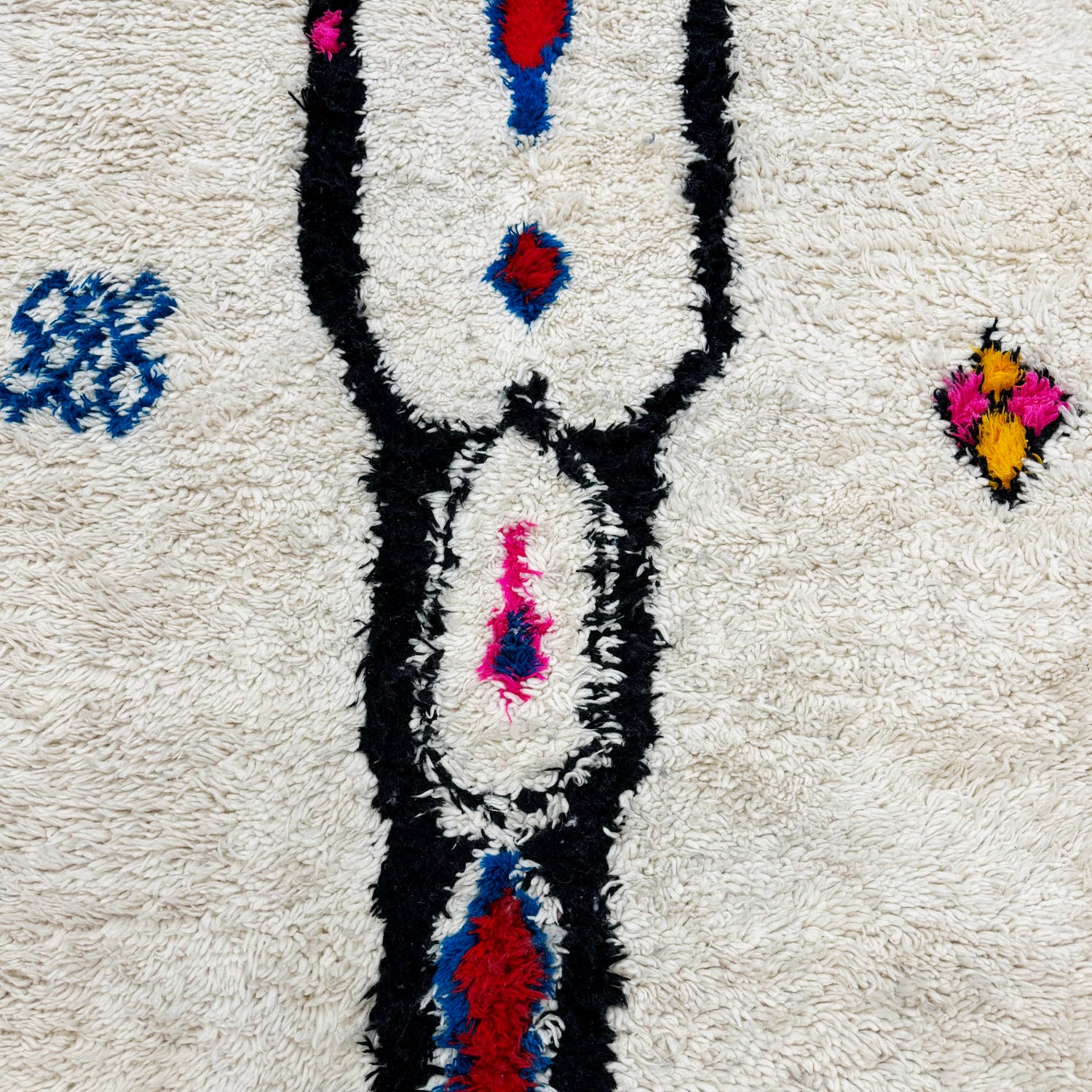 Morocco Hali Rug Ivory with Multi II