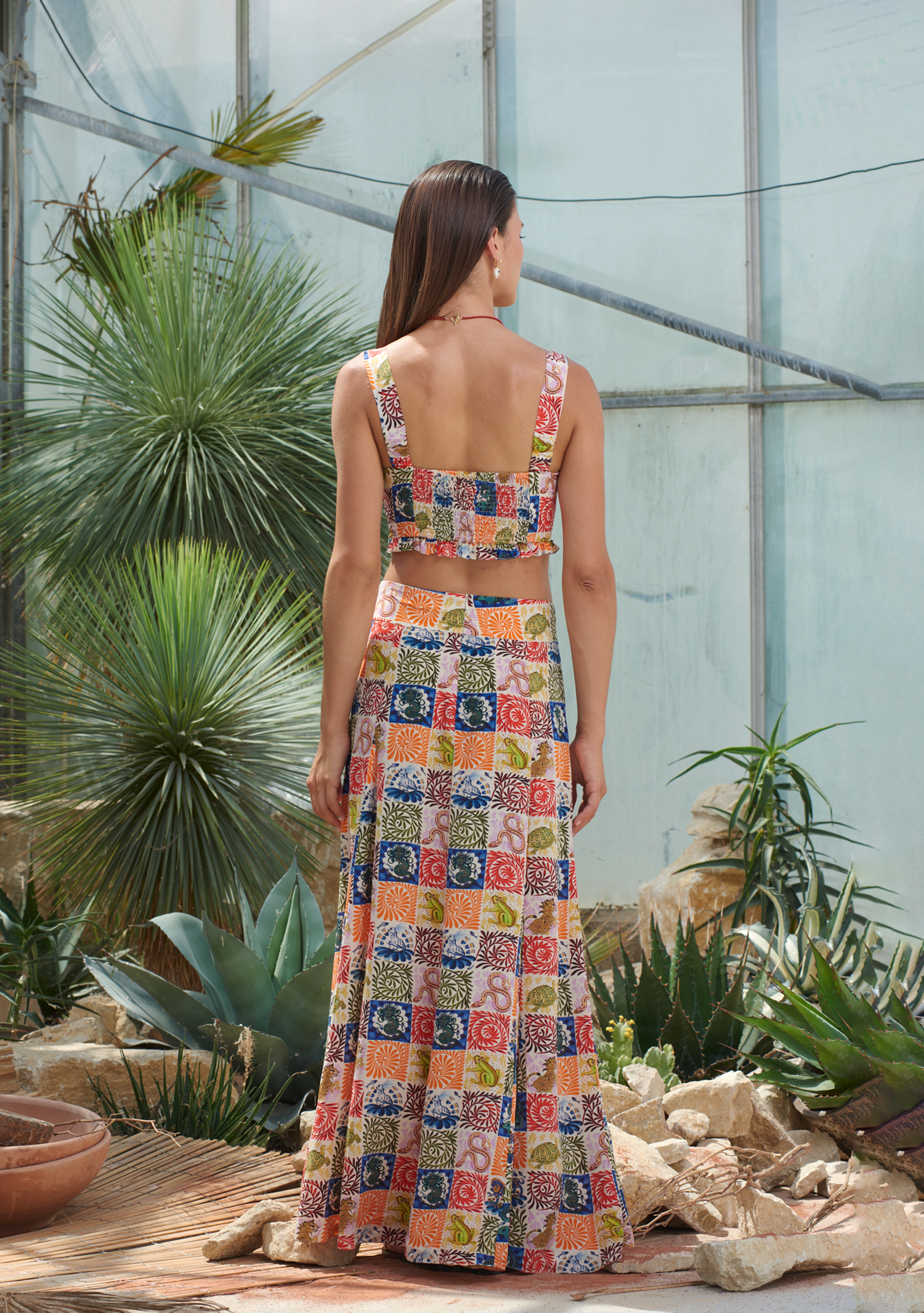 Mariam Skirt Wild Tapestry