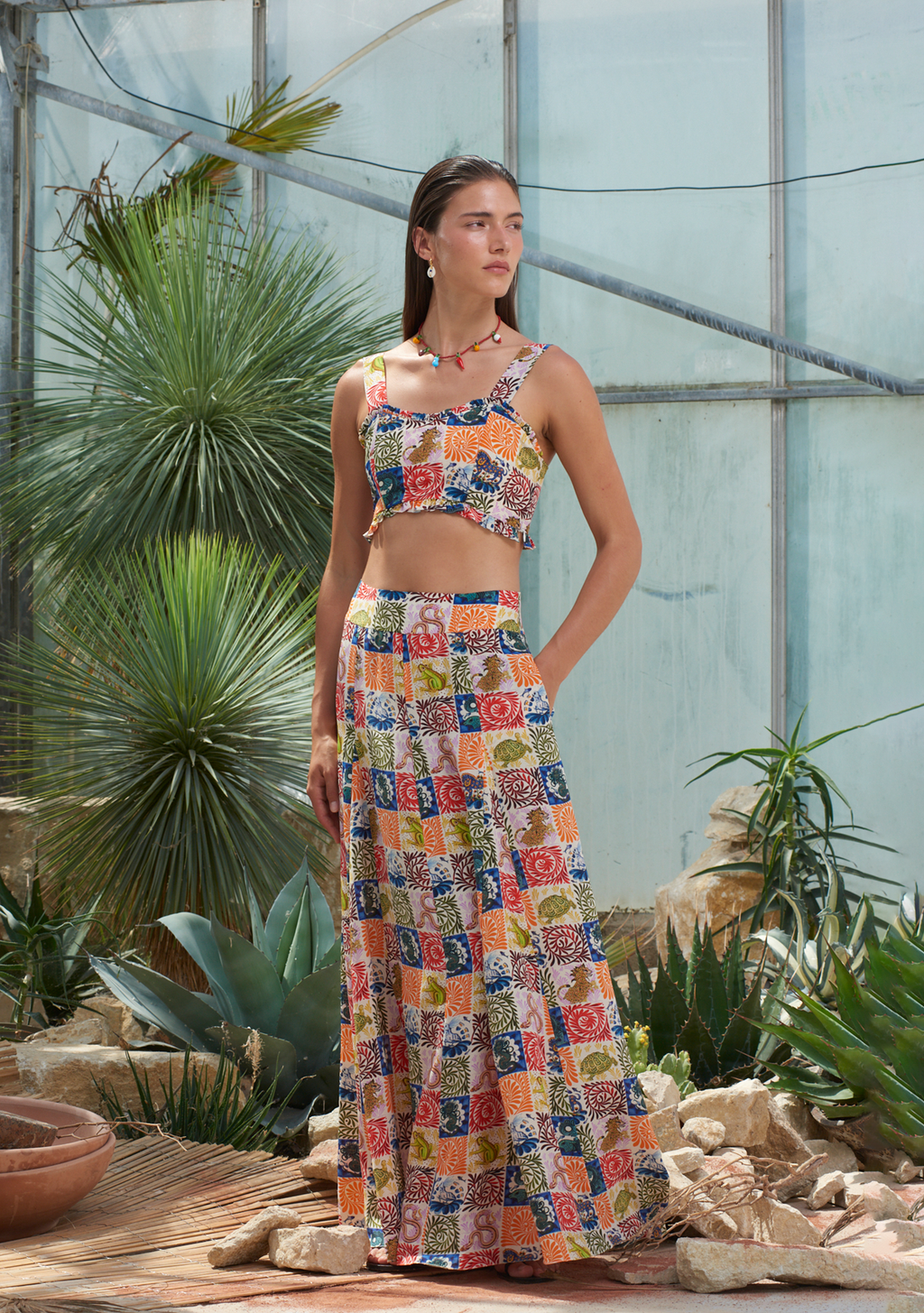 Mariam Skirt Wild Tapestry