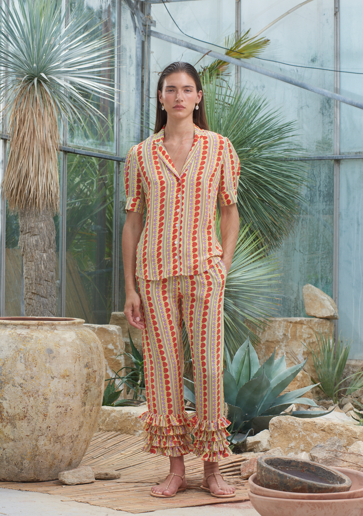 Talitha Pants Ammonite Bloom