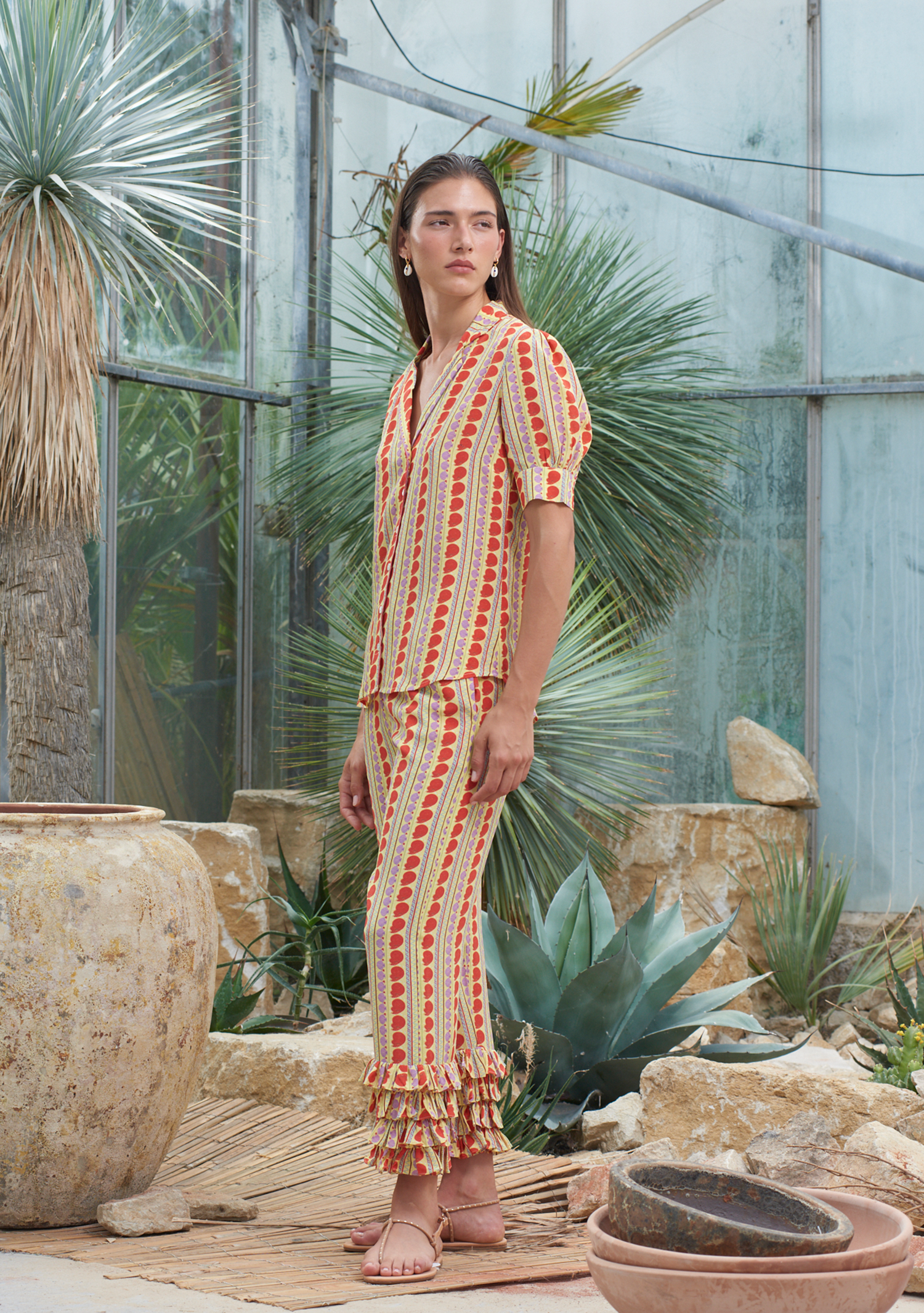 Talitha Pants Ammonite Bloom