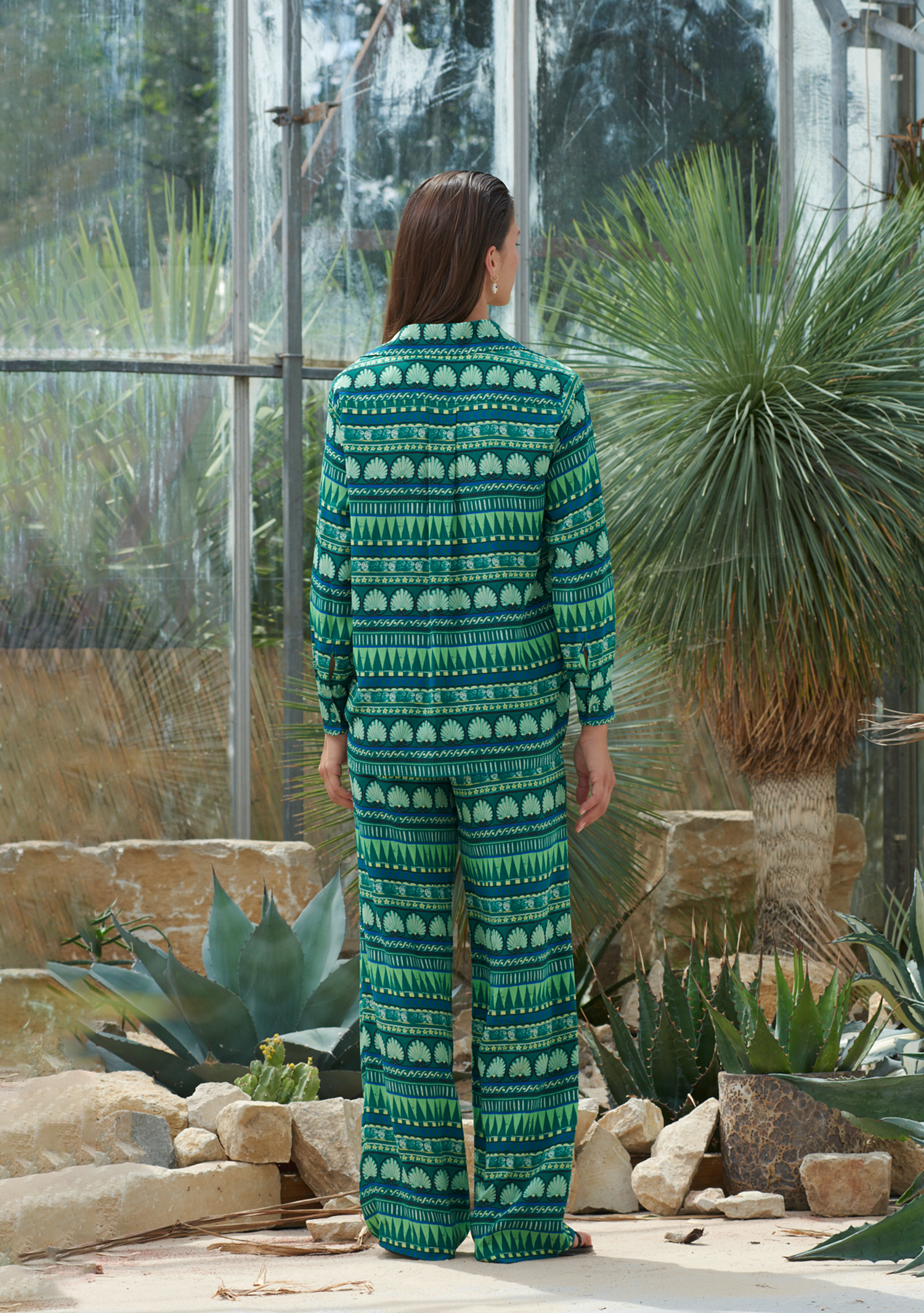 Rose Pants Amphora Emerald