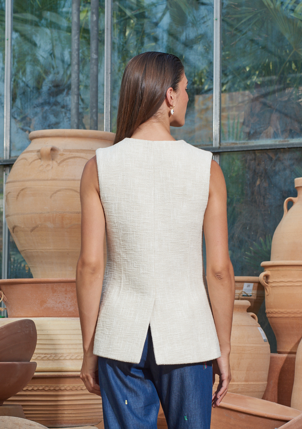 Myrto Gilet Cream