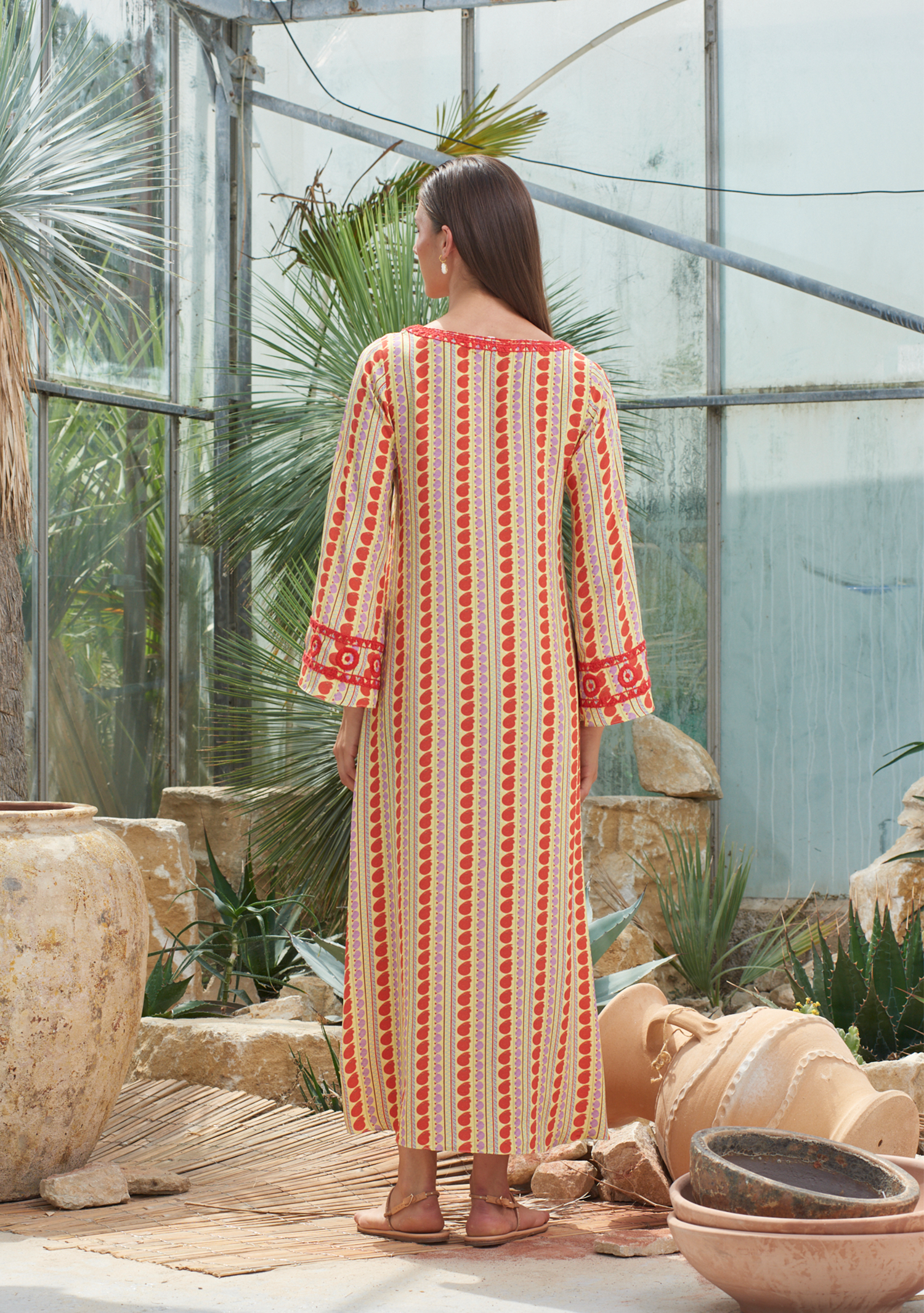India Kaftan Ammonite Bloom