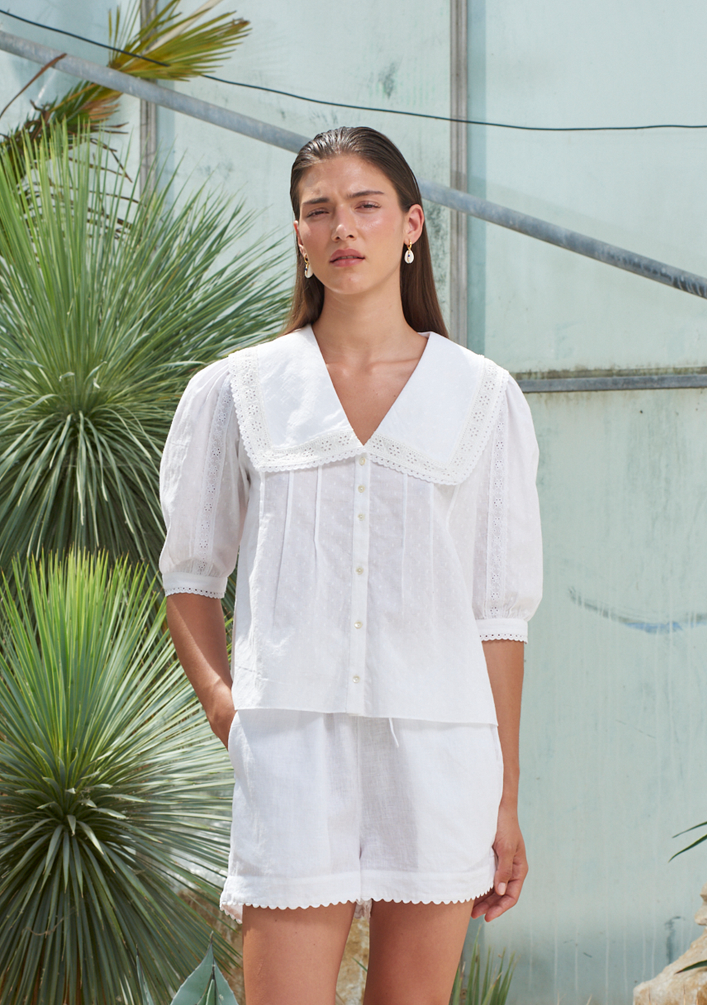 Helia Blouse White