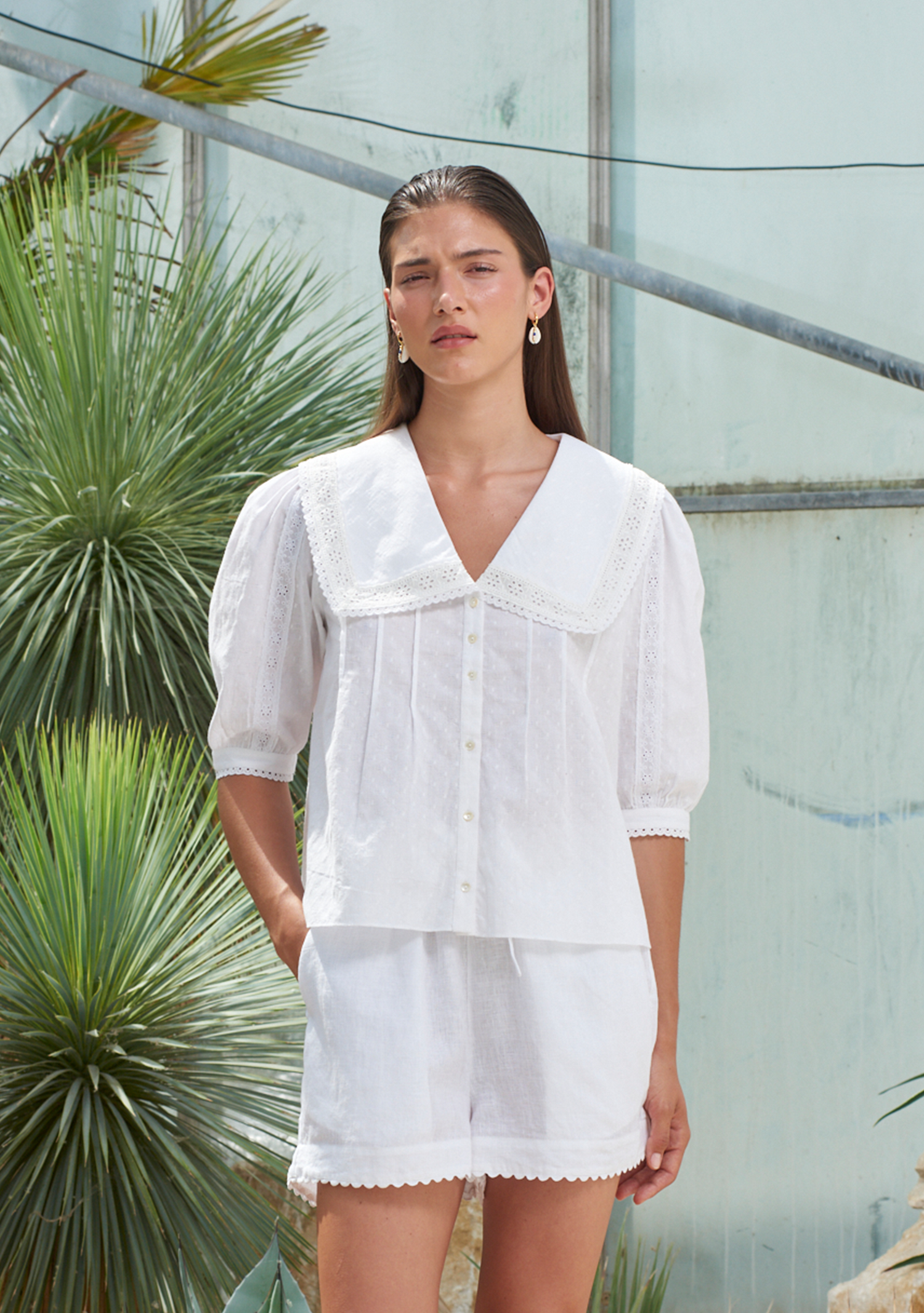 Helia Blouse White