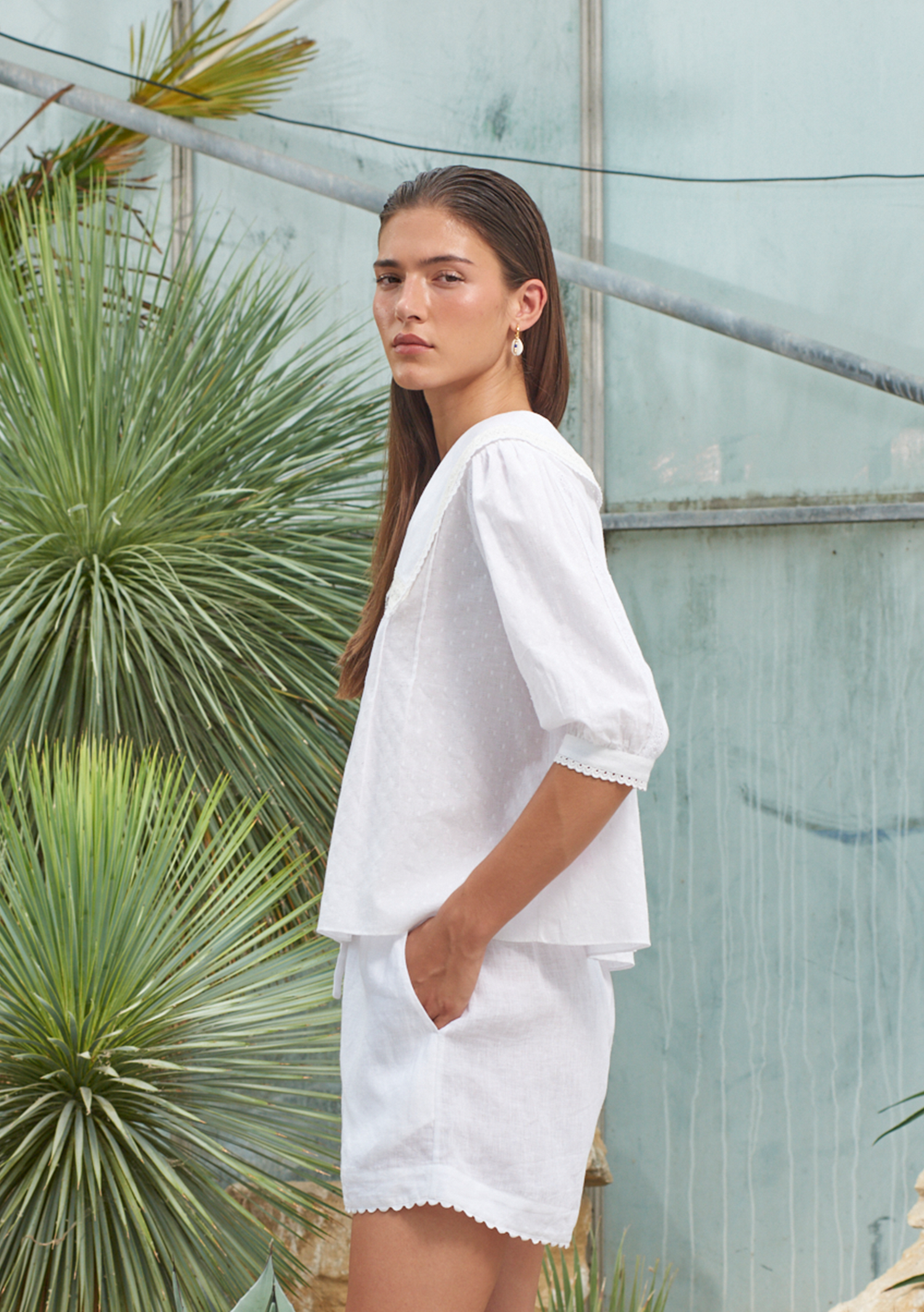 Helia Blouse White