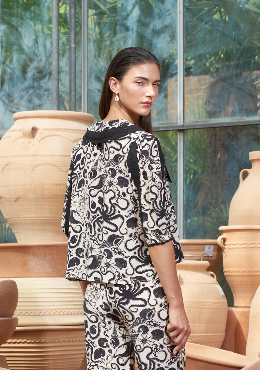 Helia Blouse Octopus Friend