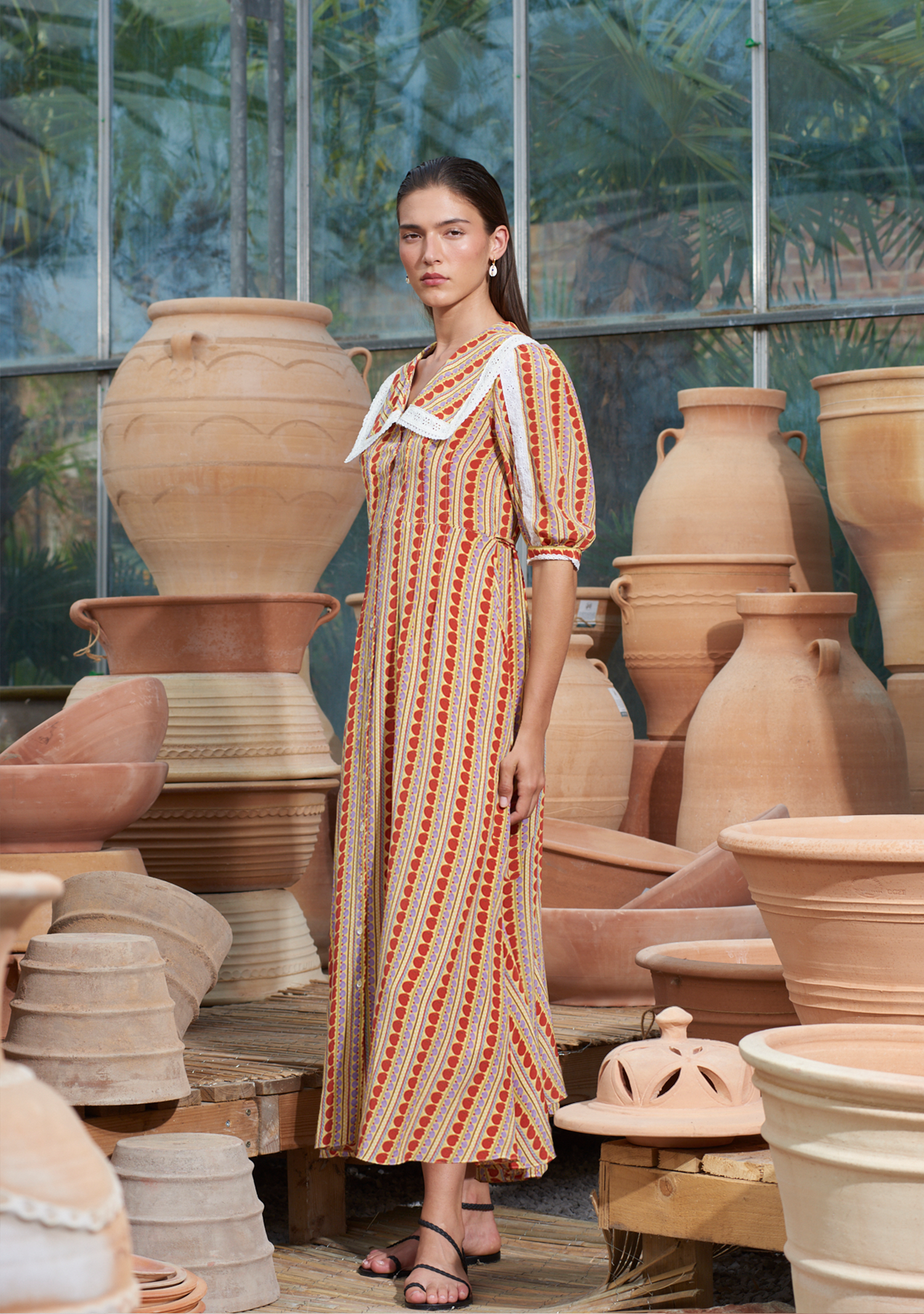 Thea Dress Ammonite Bloom