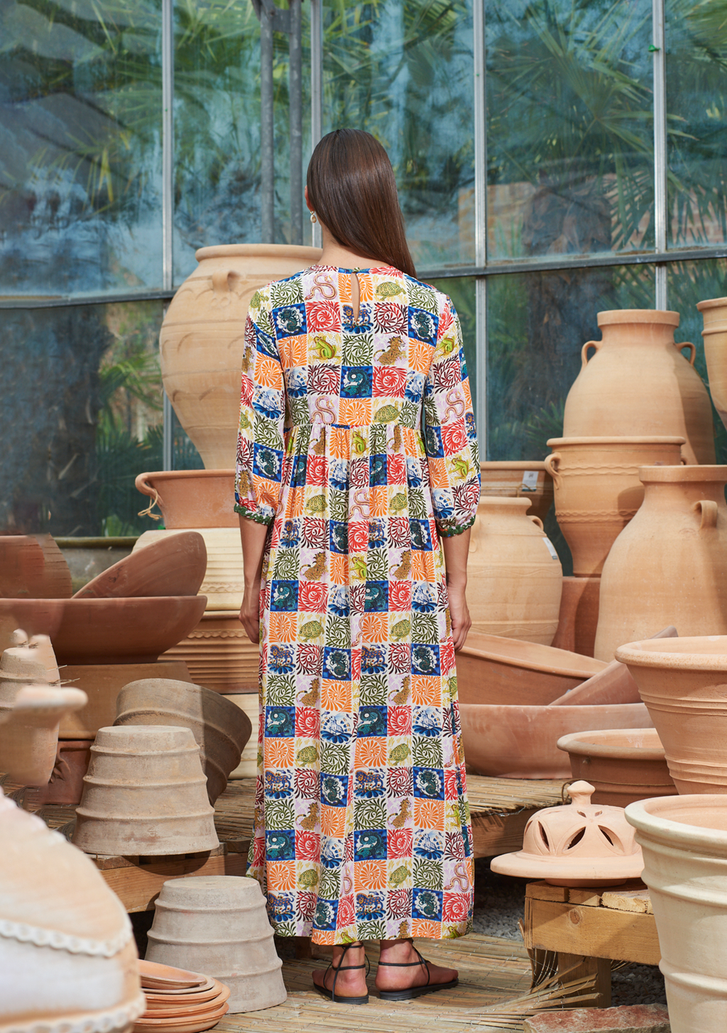 Touba Dress Wild Tapestry