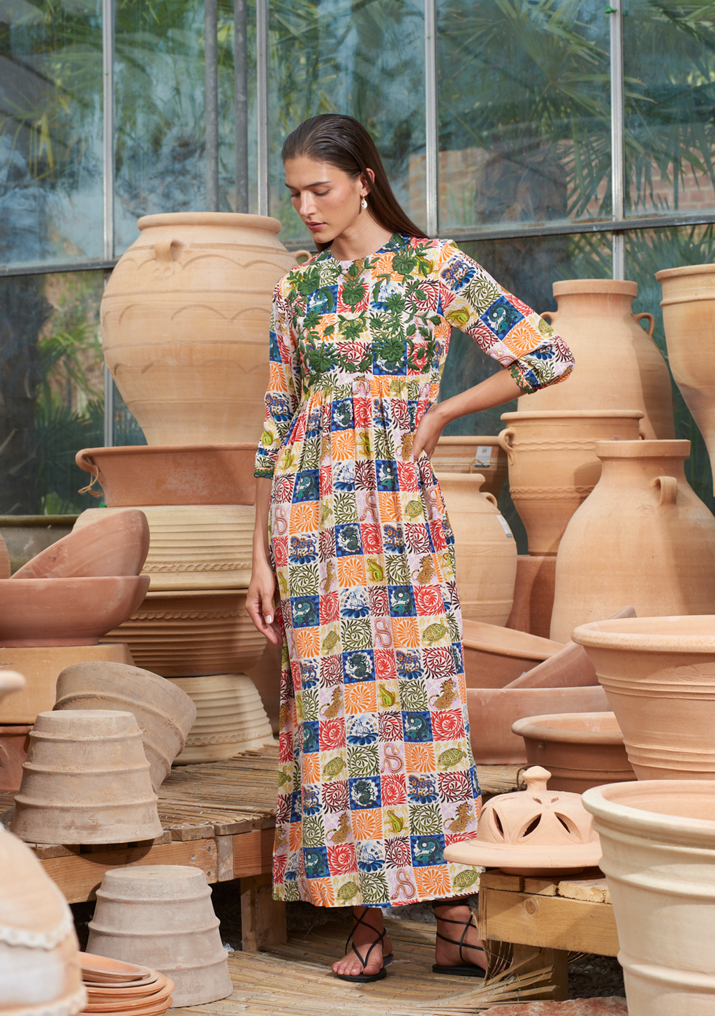 Touba Dress Wild Tapestry