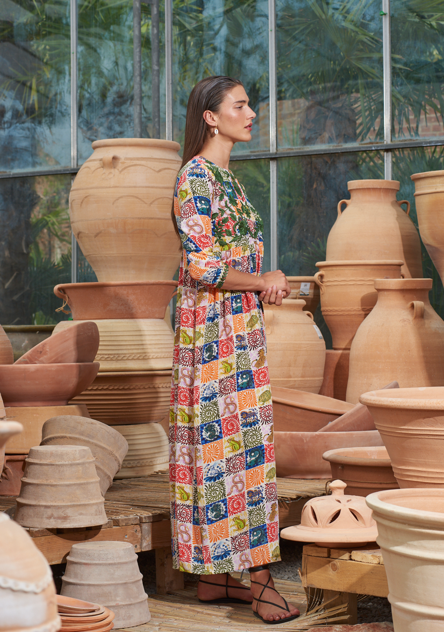 Touba Dress Wild Tapestry