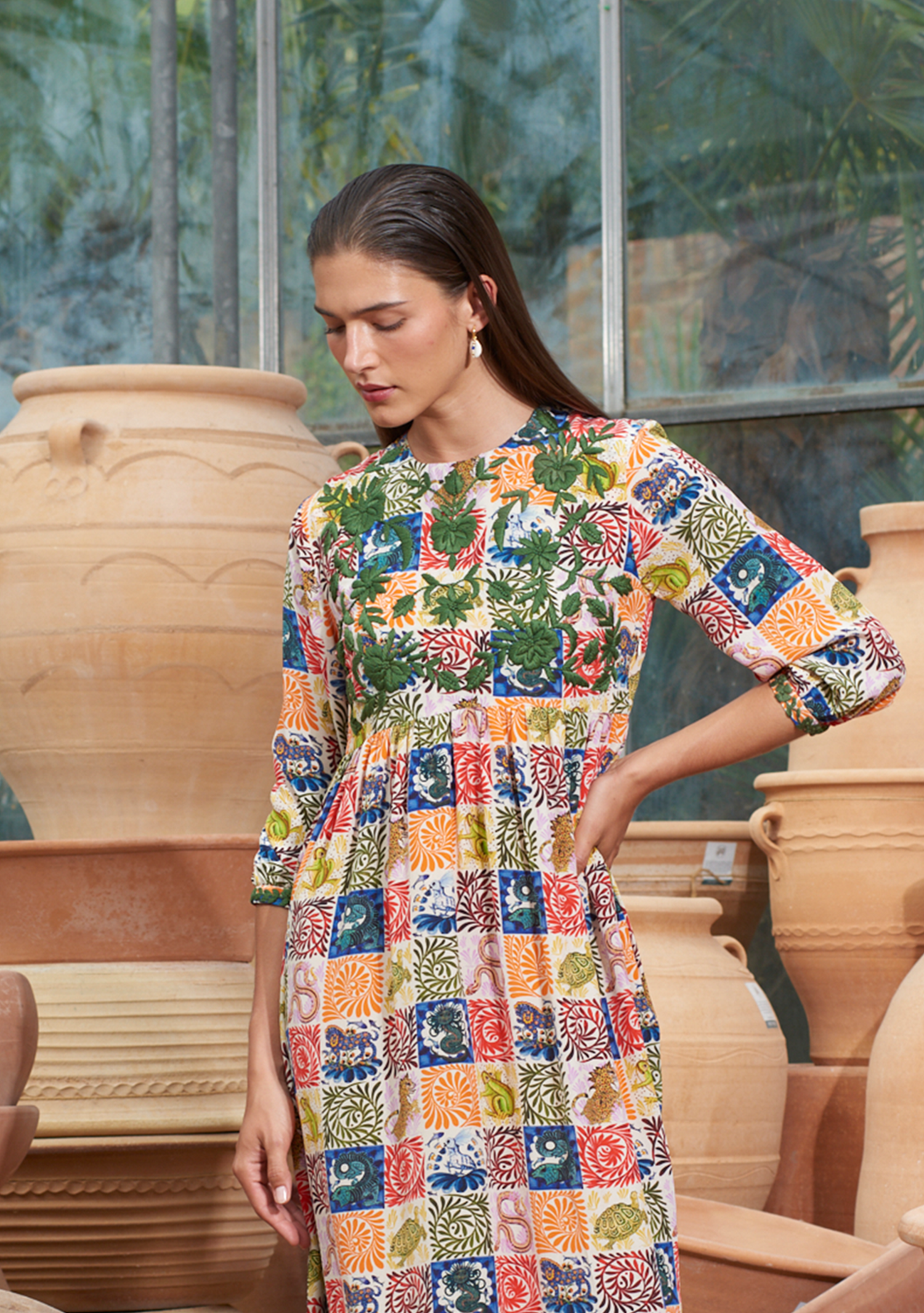 Touba Dress Wild Tapestry