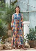 Silk Embroidered Dress Wild Tapestry