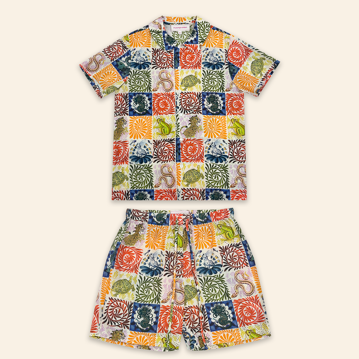 Kids Aryo Shirt and Otto Shorts Wild Tapestry