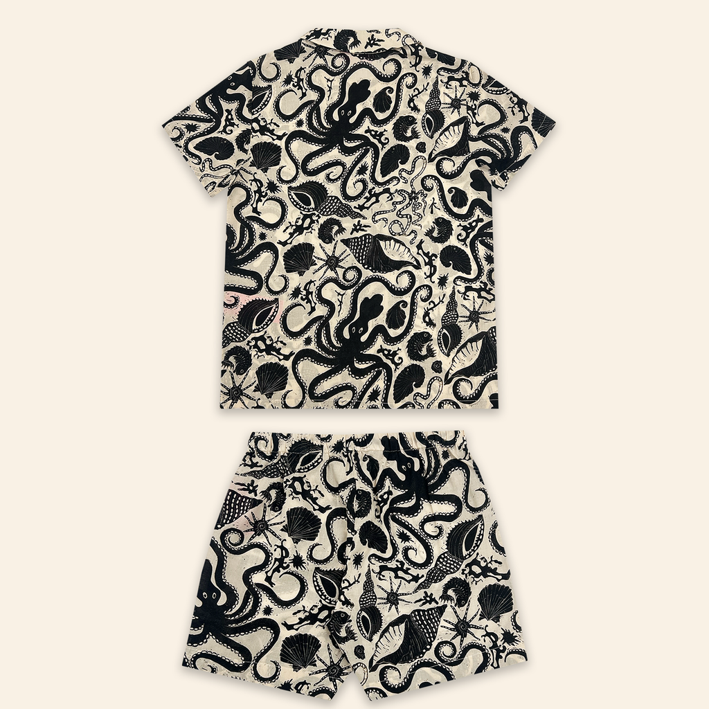 Kids Aryo Shirt and Otto Shorts Octopus Friend