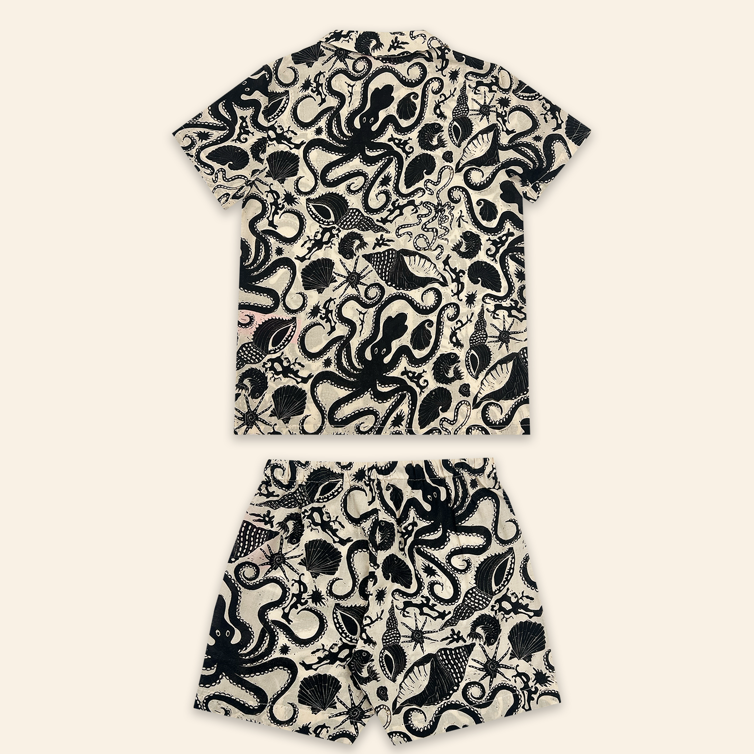 Kids Aryo Shirt and Otto Shorts Octopus Friend