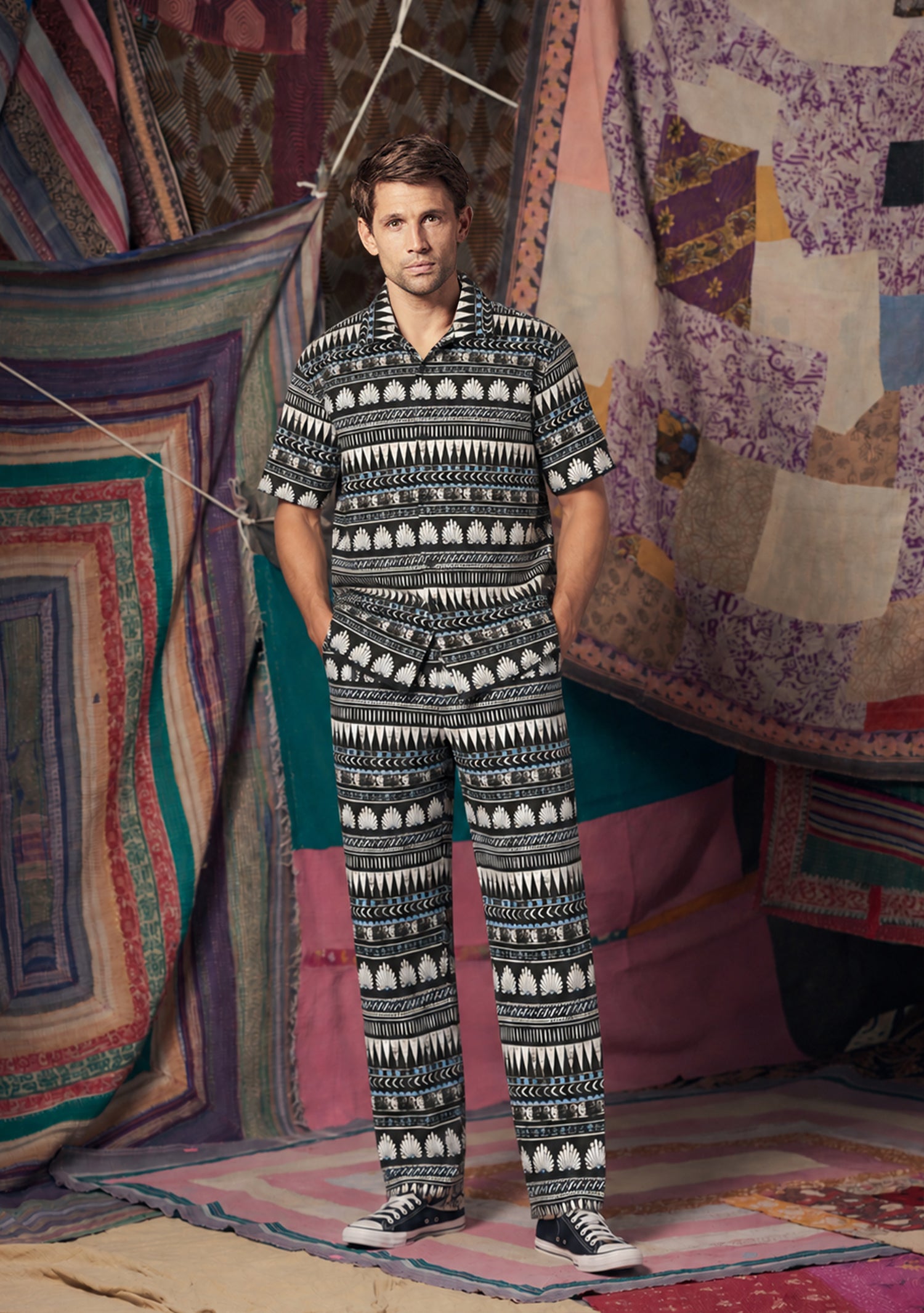 Mens Pablo Pants Amphora Cocoa