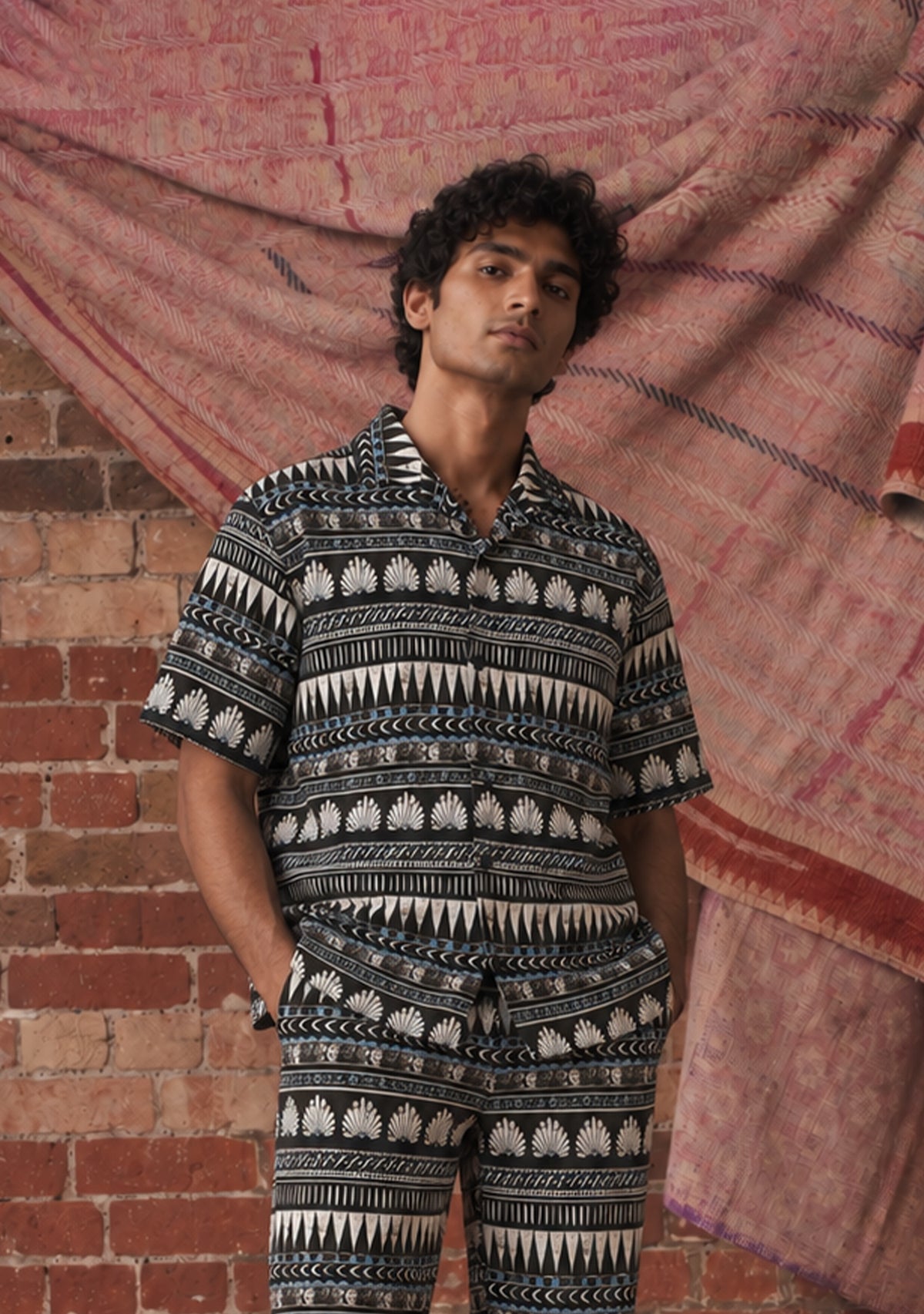 Mens Zand Shirt Amphora Cocoa
