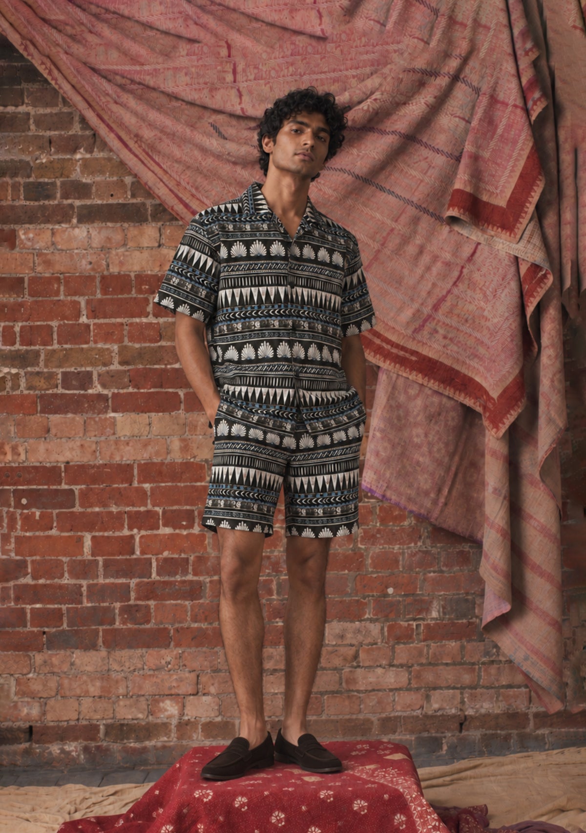 Mens Dara Shorts Amphora Cocoa