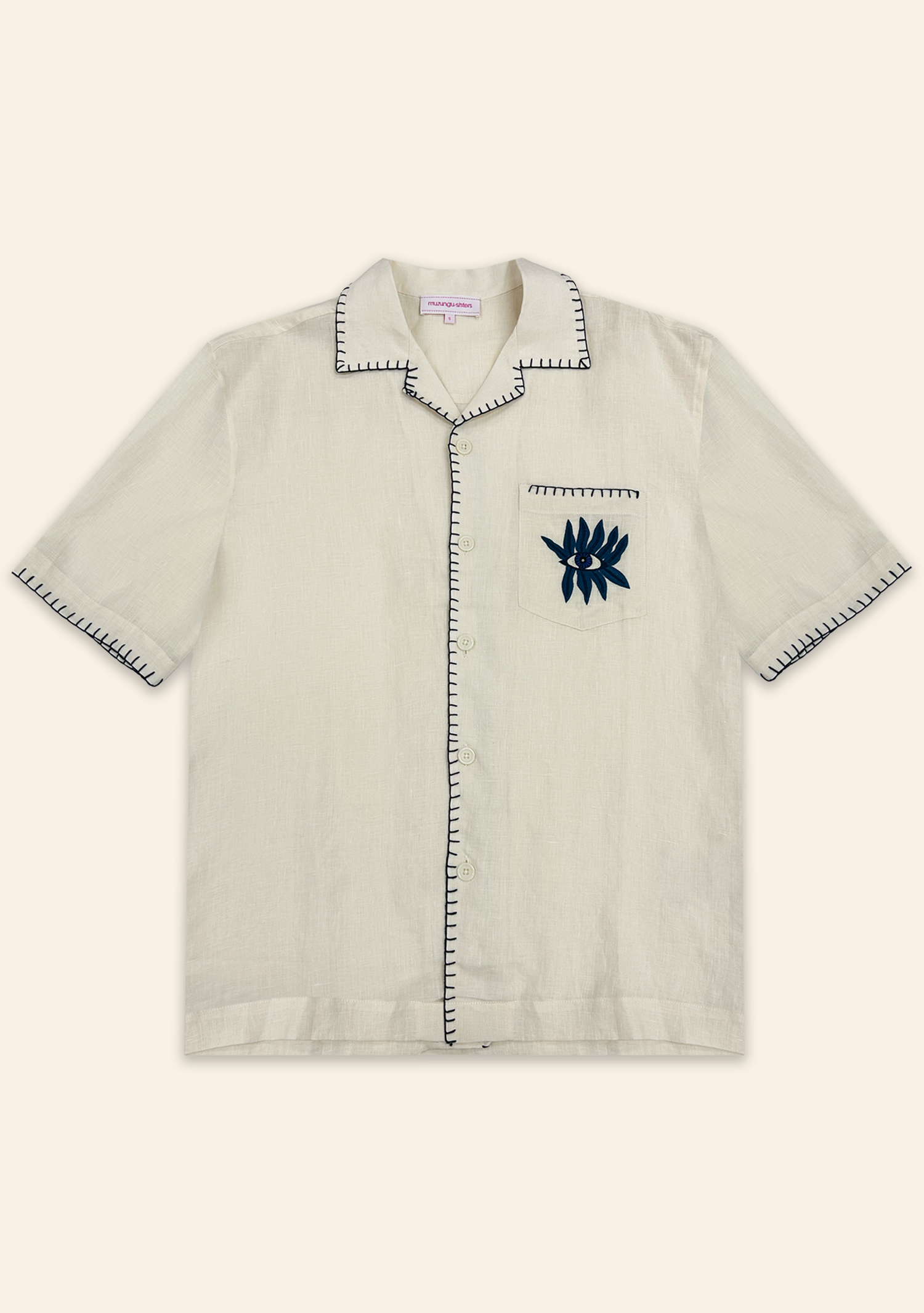 Mens Zand Shirt Cream