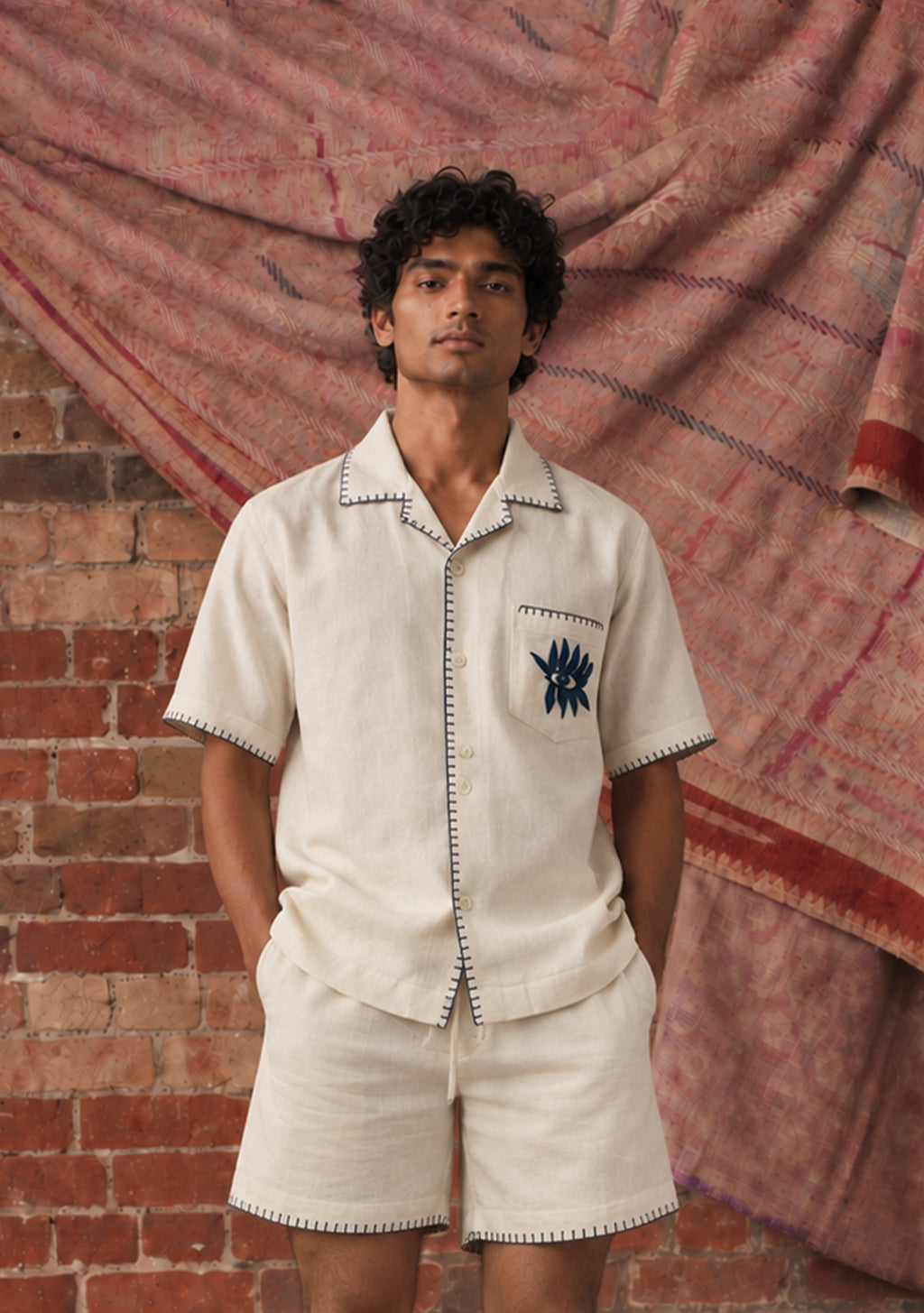 Mens Zand Shirt Cream