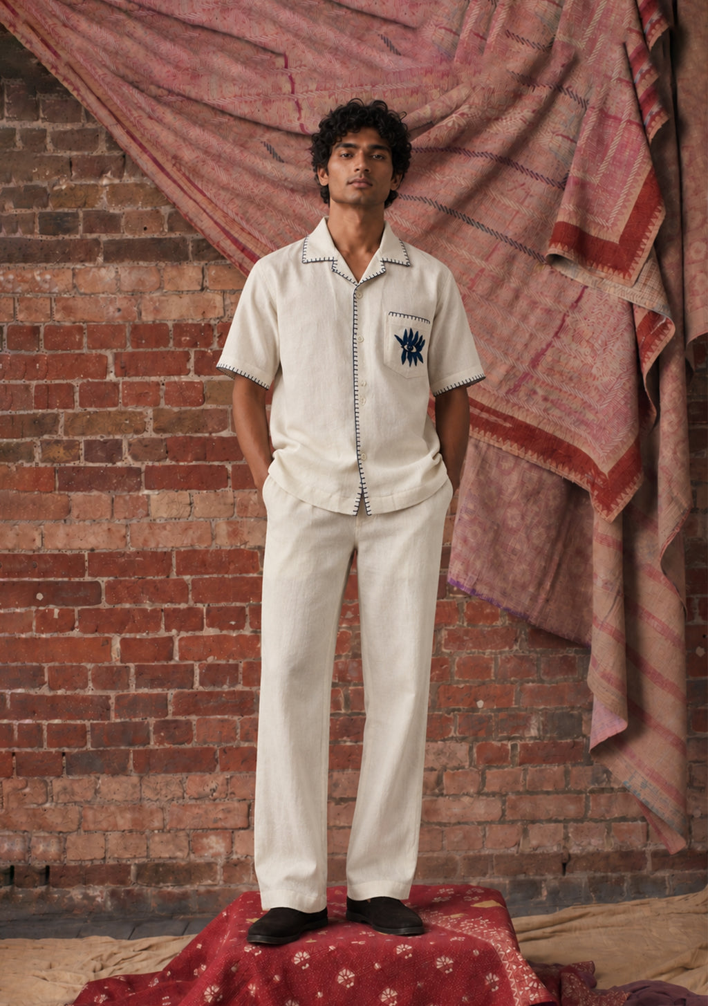 Mens Pablo Pants Cream