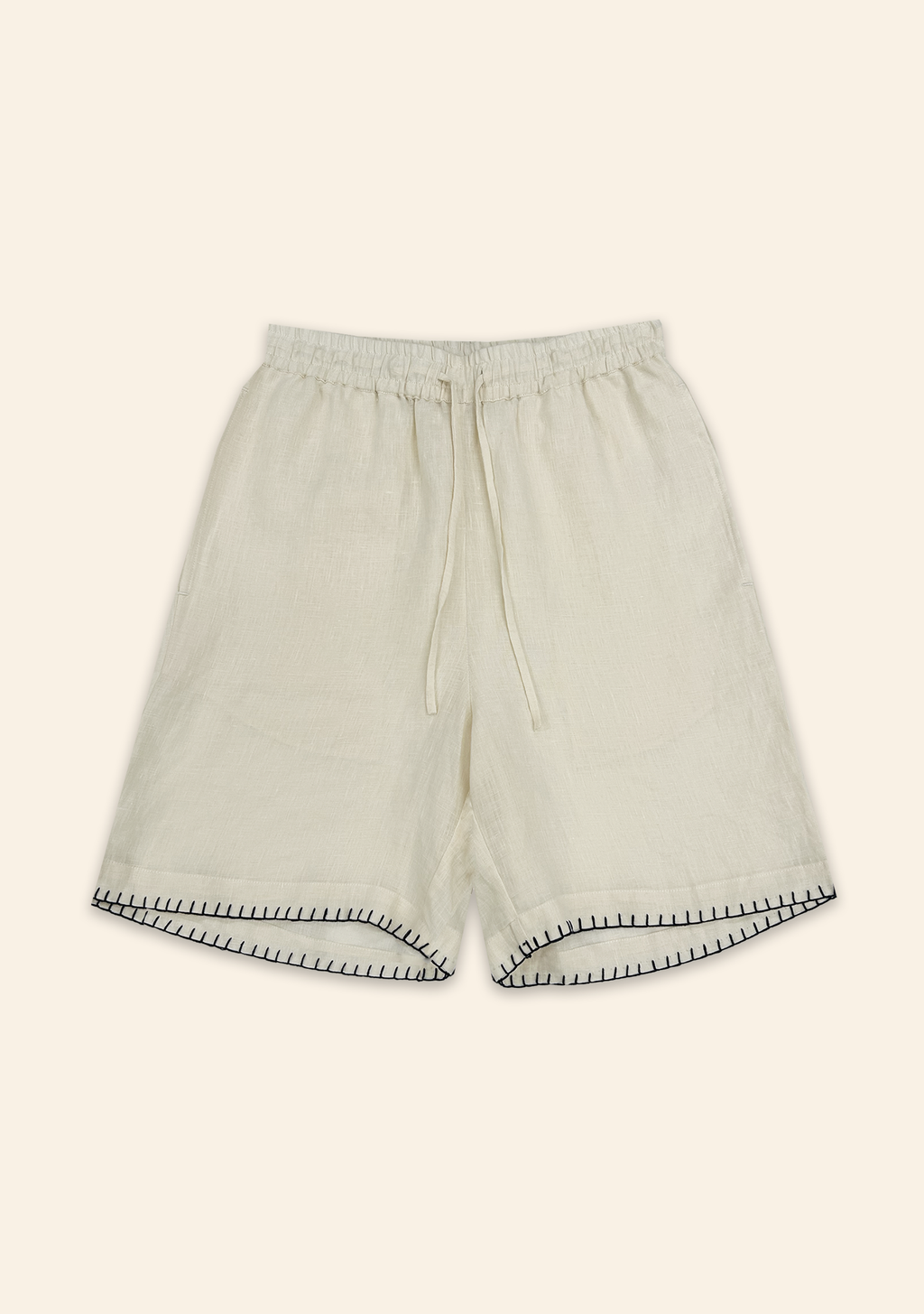 Mens Dara Shorts Cream