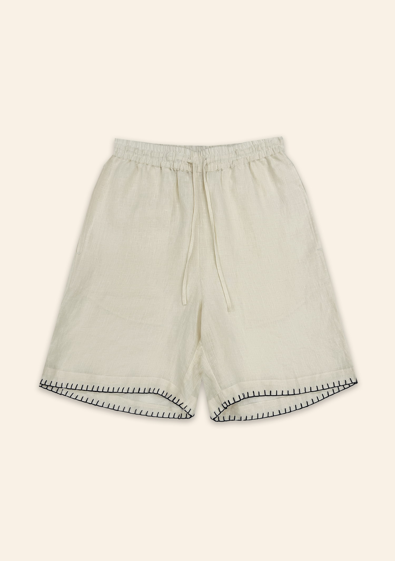 Mens Dara Shorts Cream